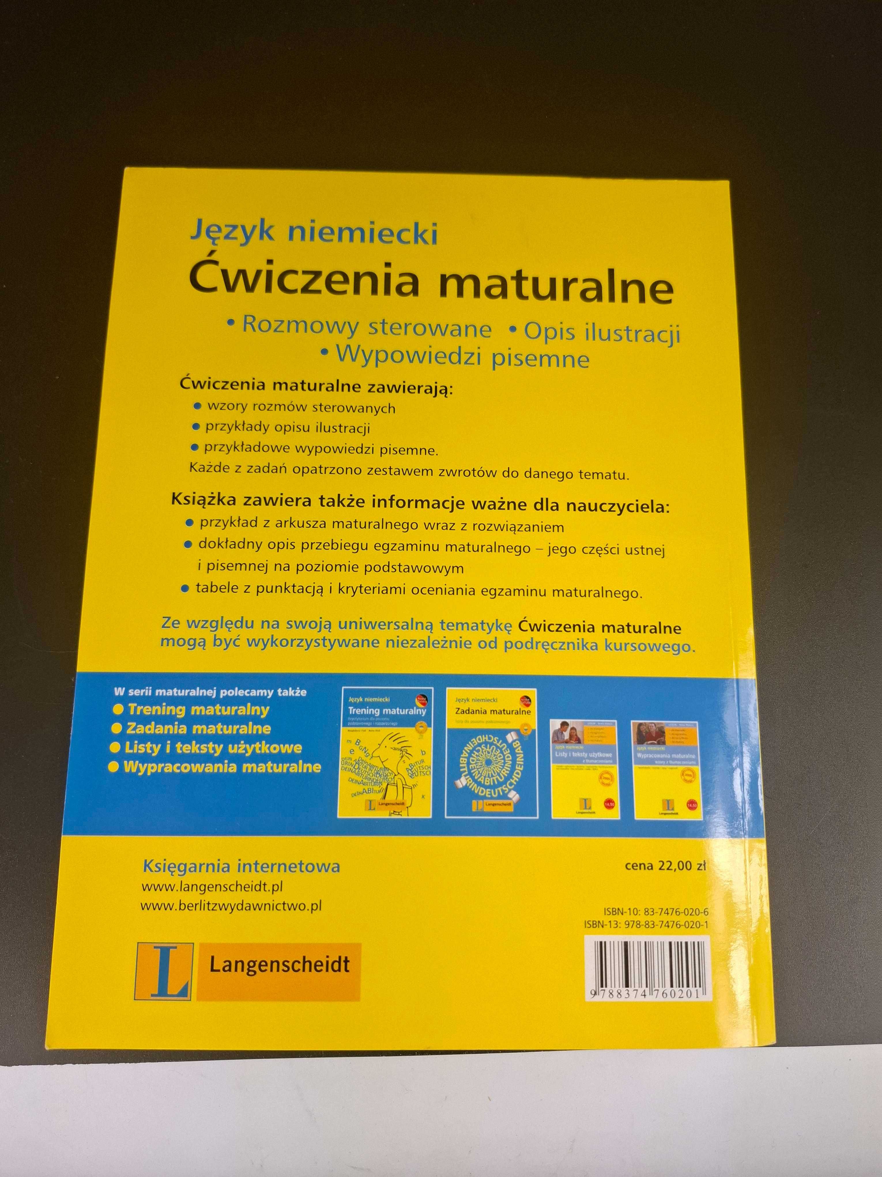 Język Niemiecki ćwiczenia maturalne - Langenscheidt