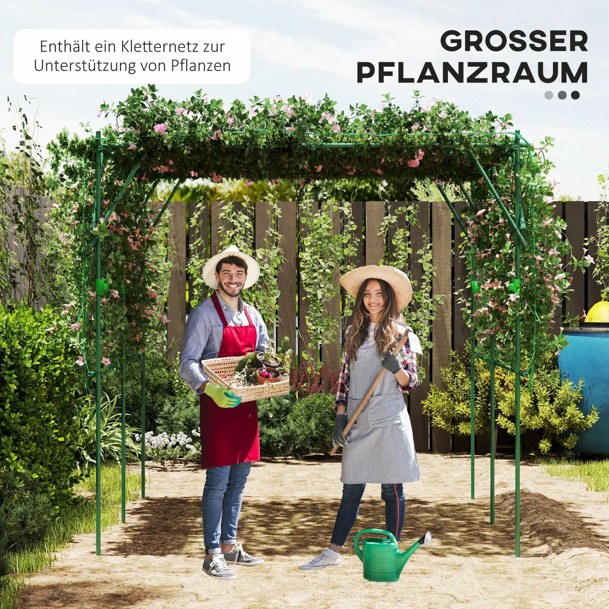 NOWA pergola na róże drewniana 230c kwiatki kwiaty kratownica drabinka