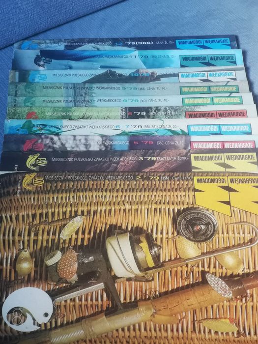 Wiadomości Wędkarskie miesięcznik lata 70
