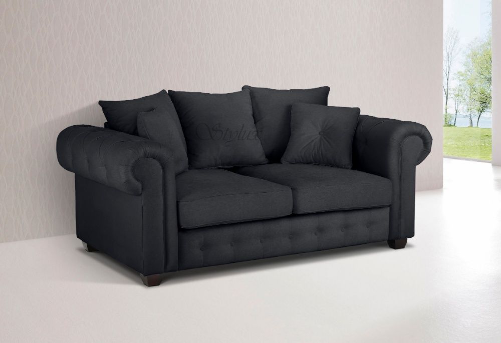 Sofa 3 CHESTERFIELD "York" Stylowa kanapa z funkcją spania - PRODUCENT