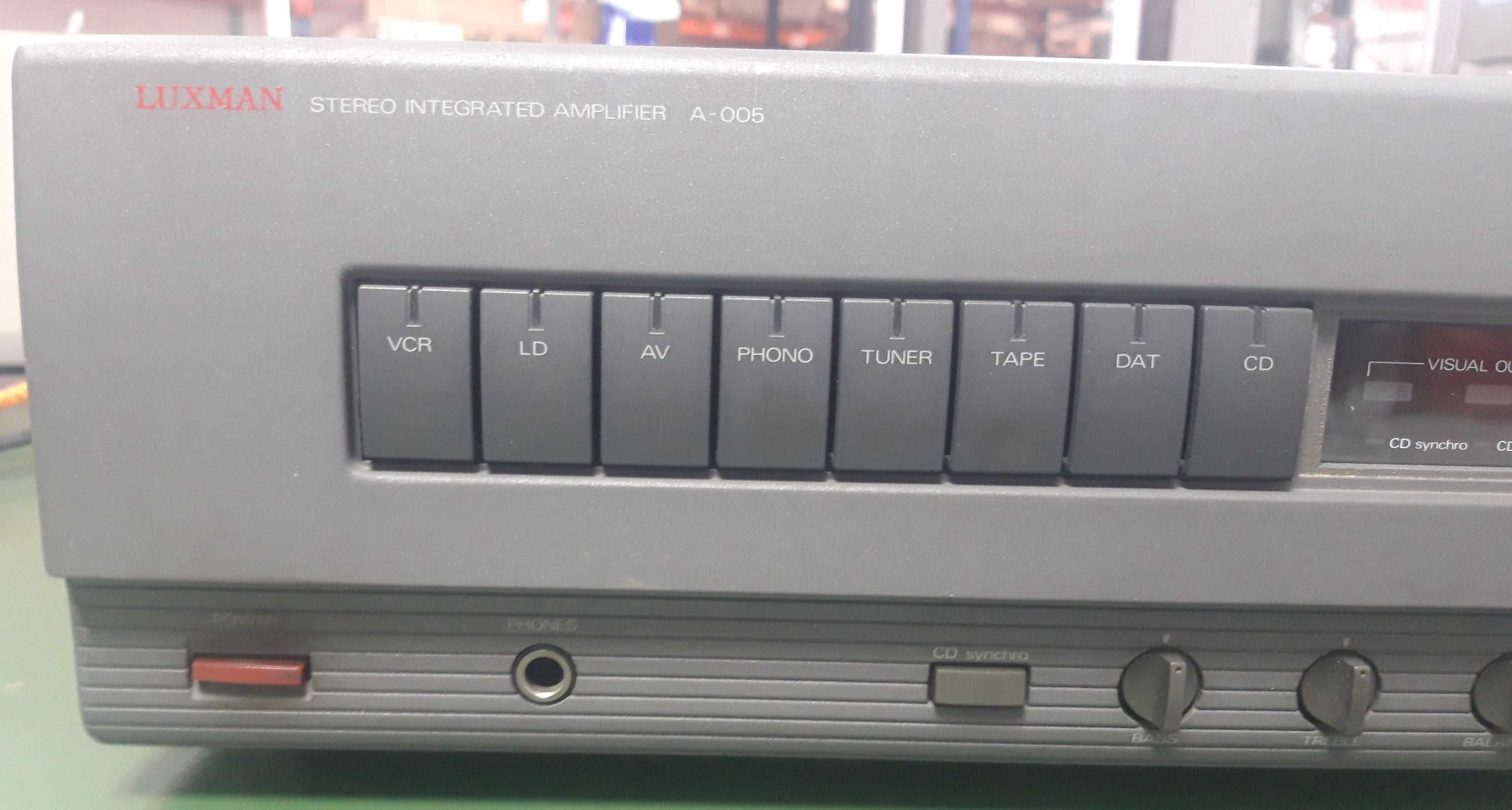 LUXMAN A-005 Amplificador Made in Japan