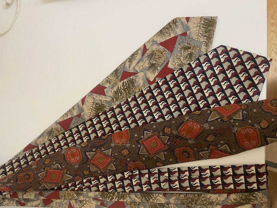 Conjunto 3 gravatas vintage