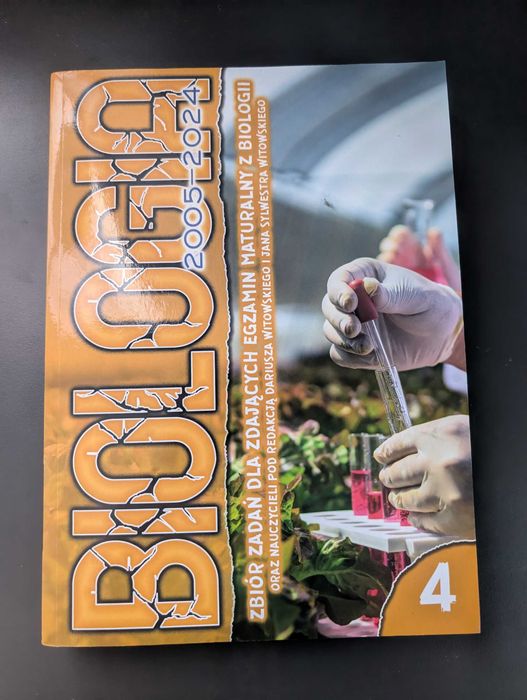 Biologia Zbiór Zadań Witowski 2005 - 2024 cztery części