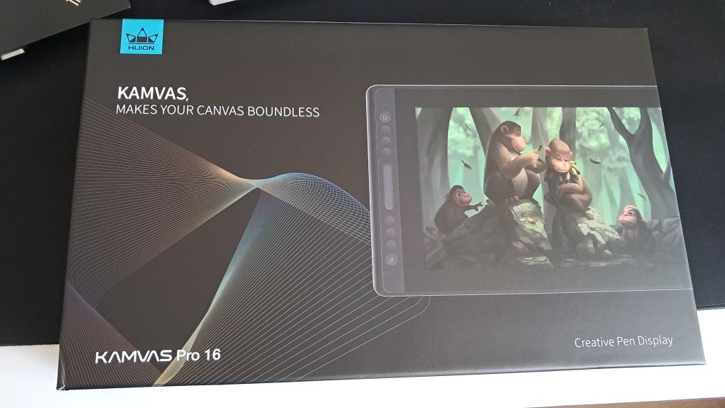 Tablet graficzny Huion Kamvas Pro 16 –  jak nowy