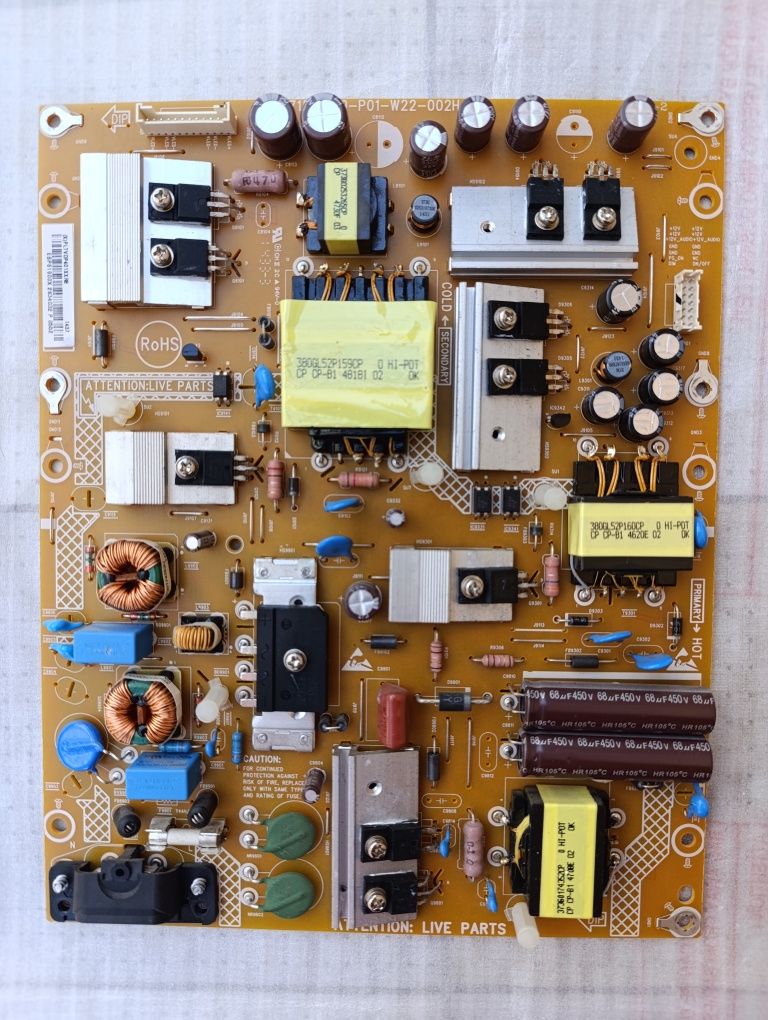 Плата блока питания Филипс 42 дюйма   715G6169-P01-W22-002H