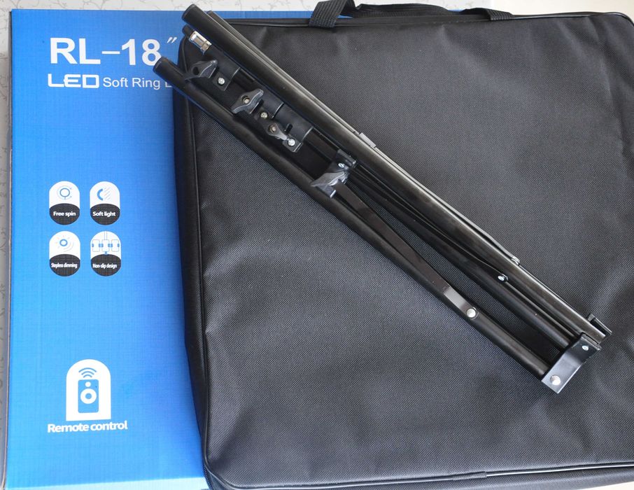 Сучасна професійна кільцева лампа RL 18 лед лампа для фото блогера