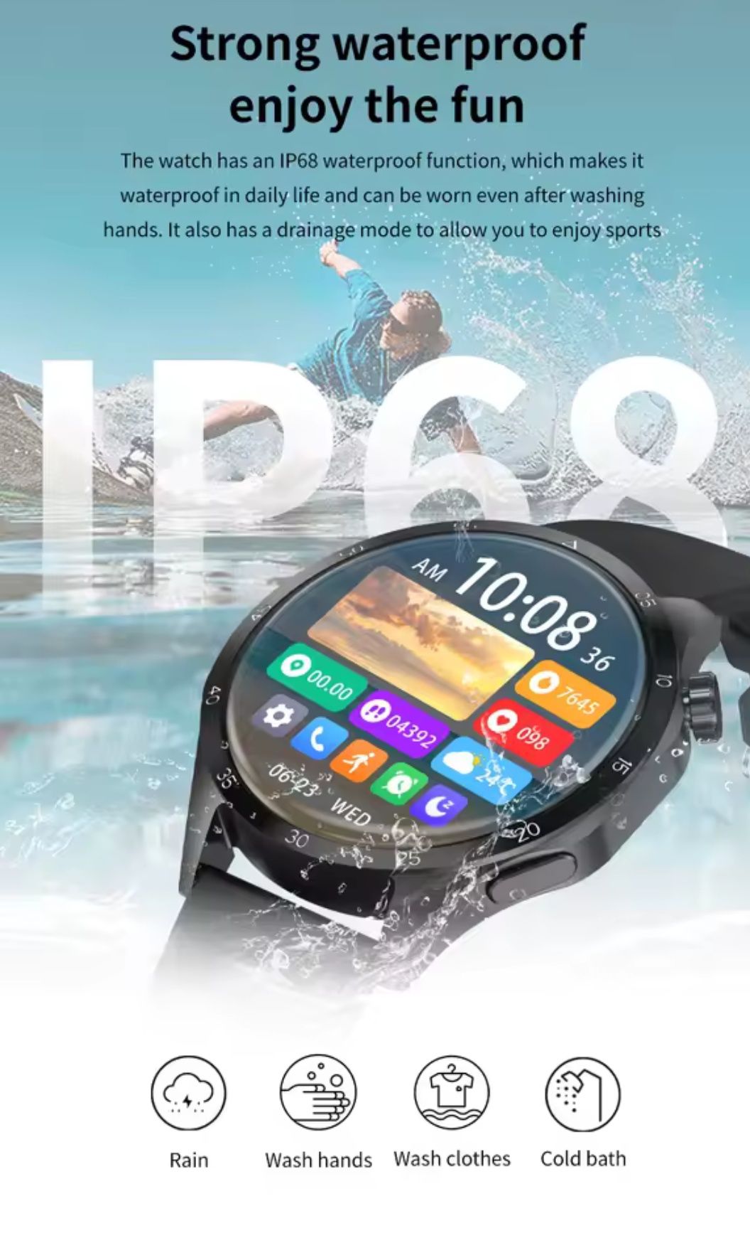 Смарт часы GT4 pro. NFC, GPS, Amoled. 14 дней.