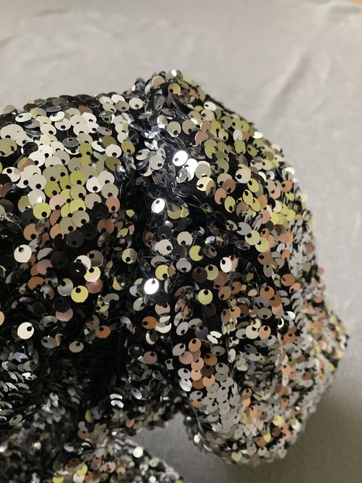 Плаття на фотосесію Святкова срібляста сукня з паєтками Zara