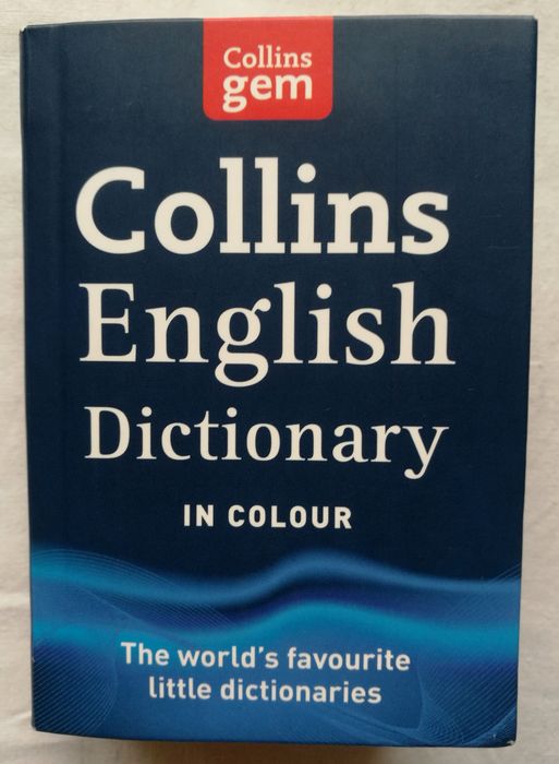 Карманный словарь Collins English Dictionary, цветной принт