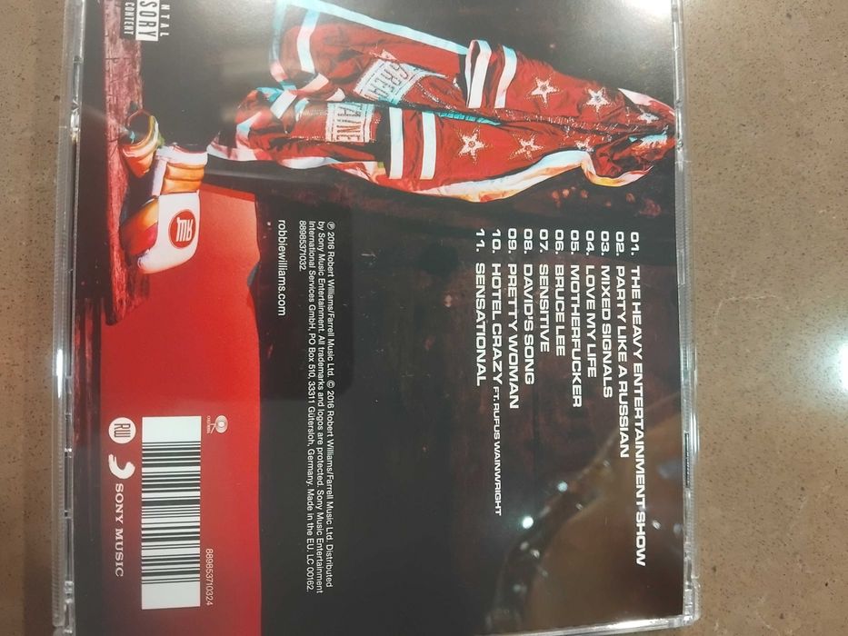 Cd novo do Robbie Williams