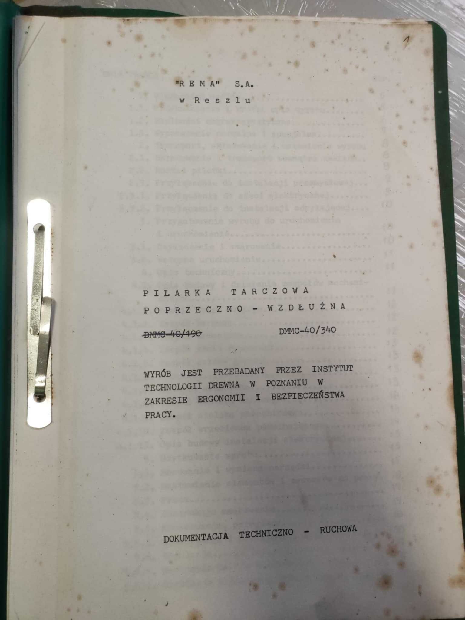 Piła formatowa REMA DMMC 40/340