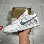 Nike SB Dunk Low Supreme 94 White Metallic Silver