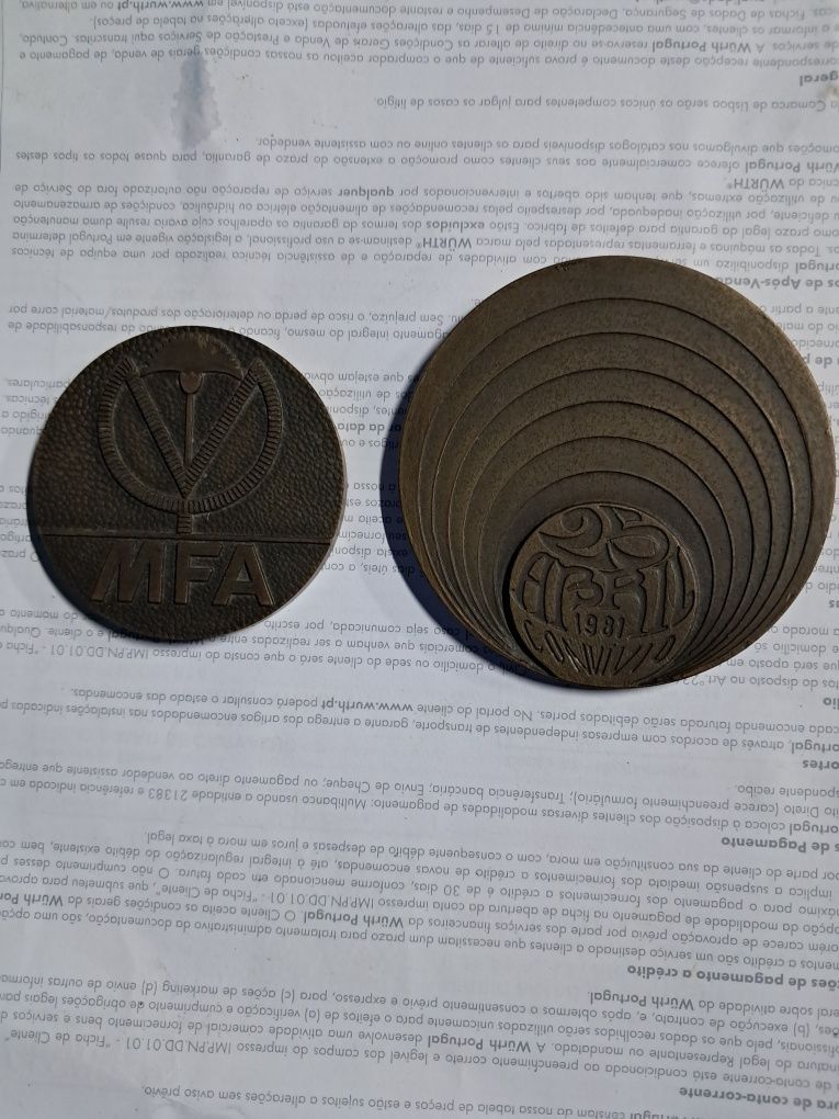 Medalhas comemorativas