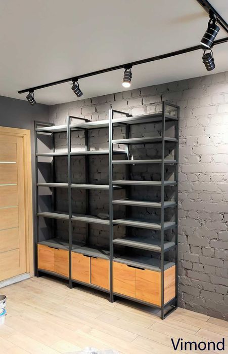 Стелаж лофт в магазин, дім, офіс. Розбірний. ДУЖЕ якісний!