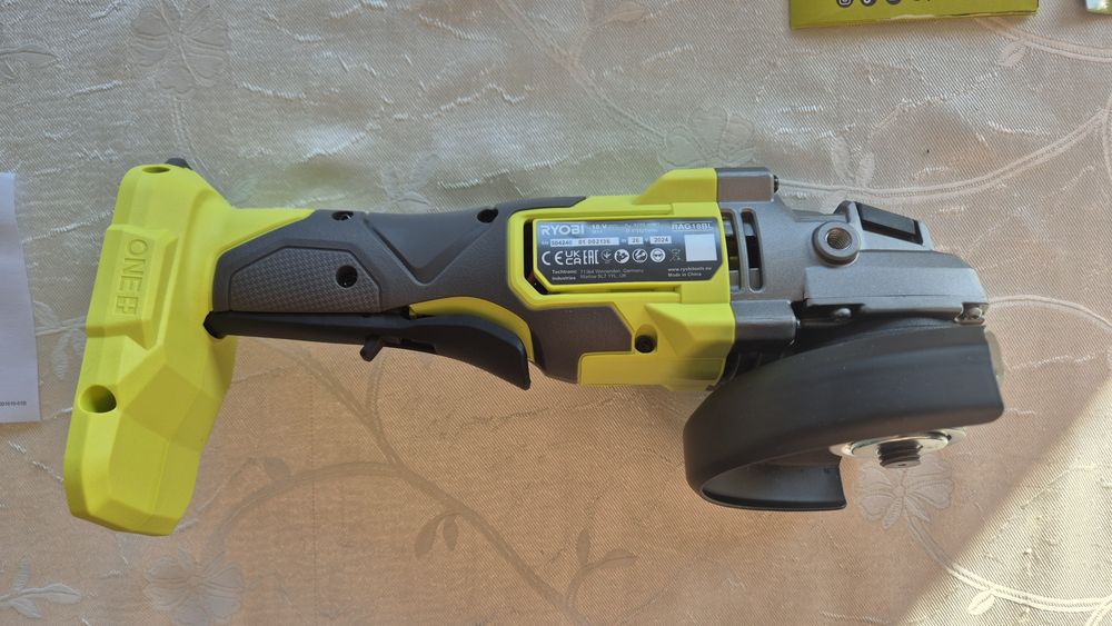 Zestaw Szlifierka Ryobi + Akumulator 4Ah + Ładowarka