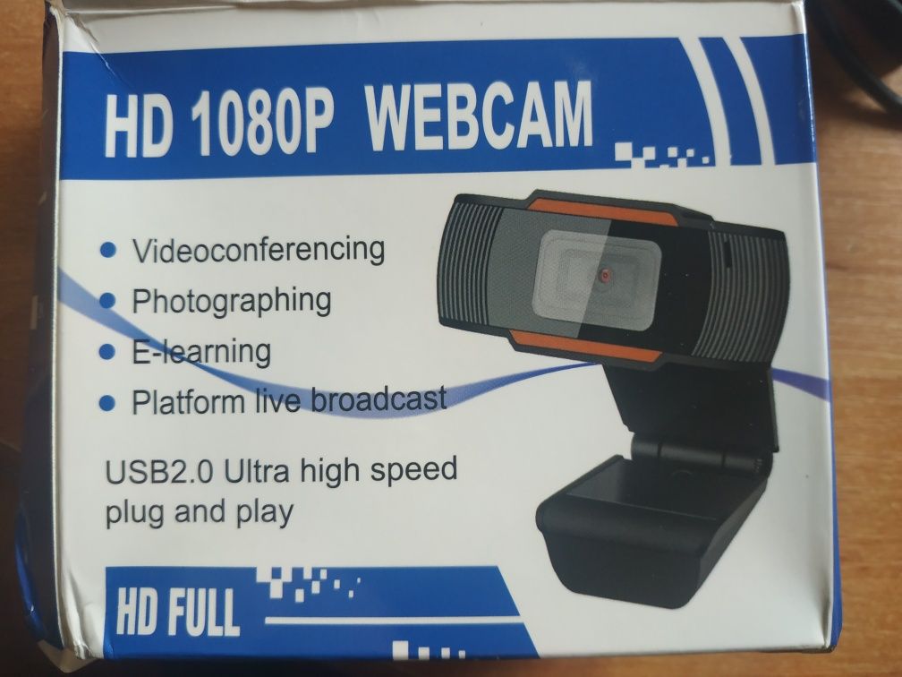 Веб-камера (web camera) с микрофоном, Full HD, 1080P