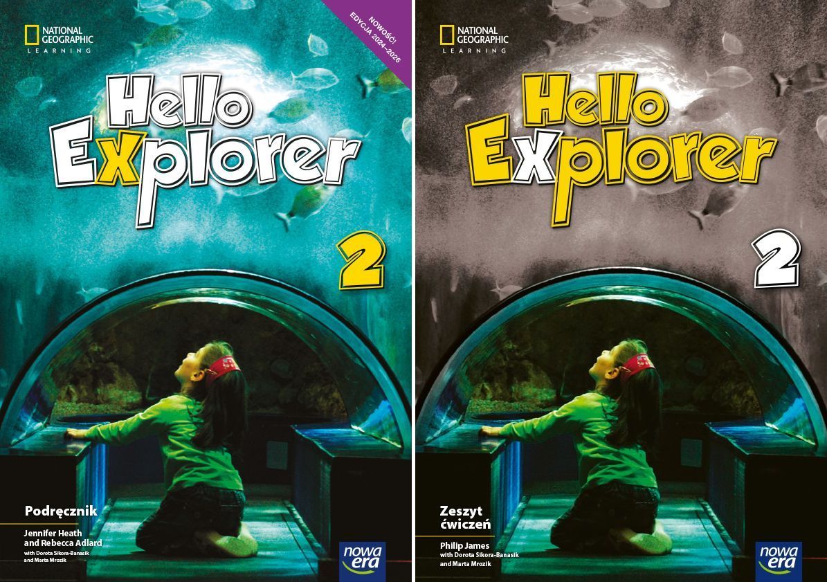 Hello Explorer 2 Język Angielski Podręcznik + Ćwiczenia Neon 2024-26