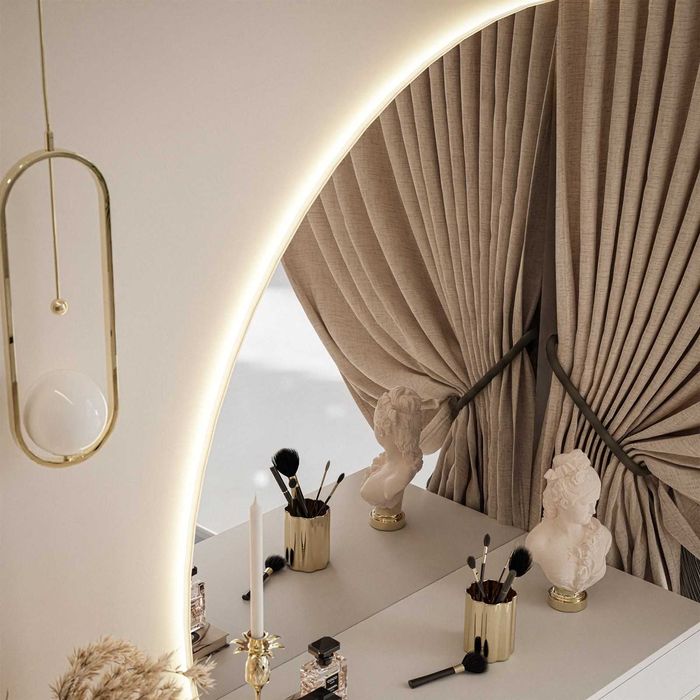 Toaletka Quin z lustrem DARMOWA DOSTAWA buenodesign.pl