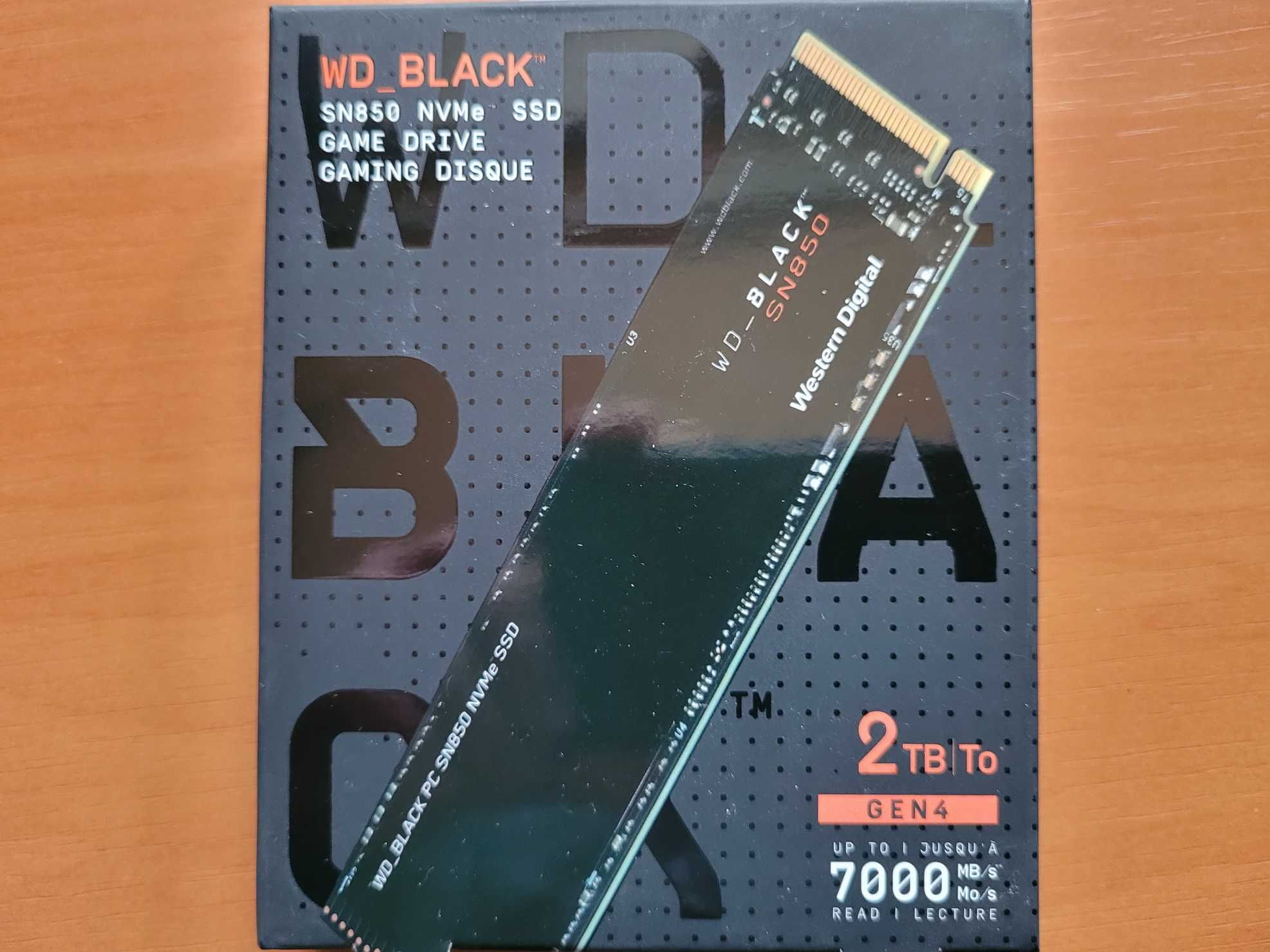 SSD WD Black SN850 2 Tb, новый, запечатанный, покупался в США.