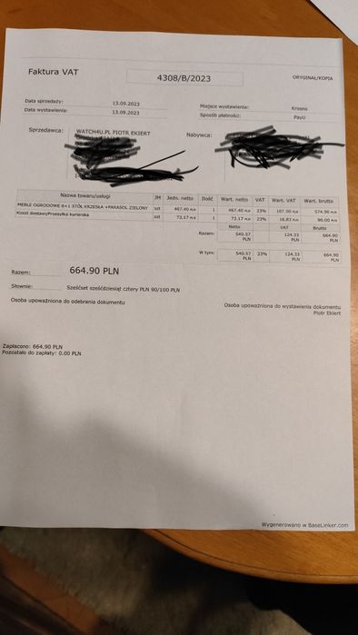 Meble ogrodowe 6+1 stół krzesła i parasol zielony nowe