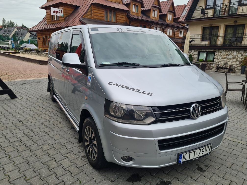 VW Caravelle T5 LIFT LONG 2010 silnik 2.0 140km Salon Polska 9osobowy