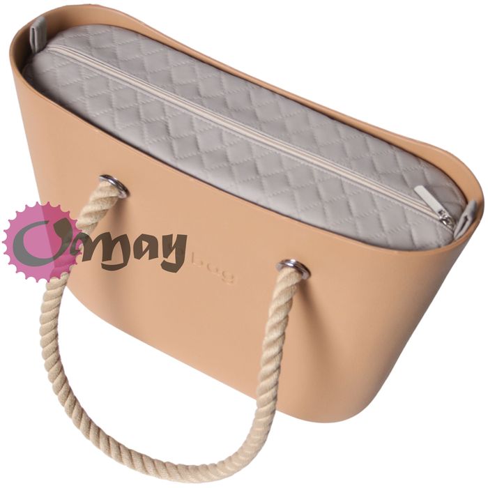 Piaskowy organizer OBAG STANDARD eko skóra pik skała PRZESZYCIA OMAY