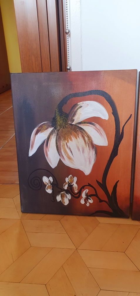 Obraz z kwiatami