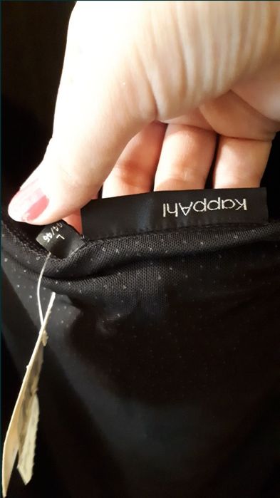 Długa błyszcząca sukienka r. 44/46 Kaphal - nowa! Impreza, studniówka