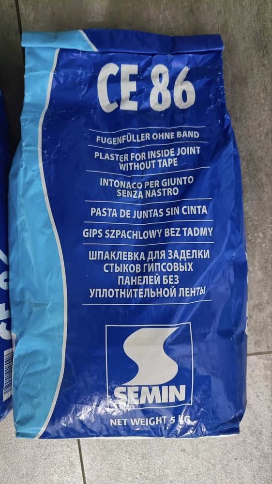 Gips szpachlowy 5kg - SEMIN CE86