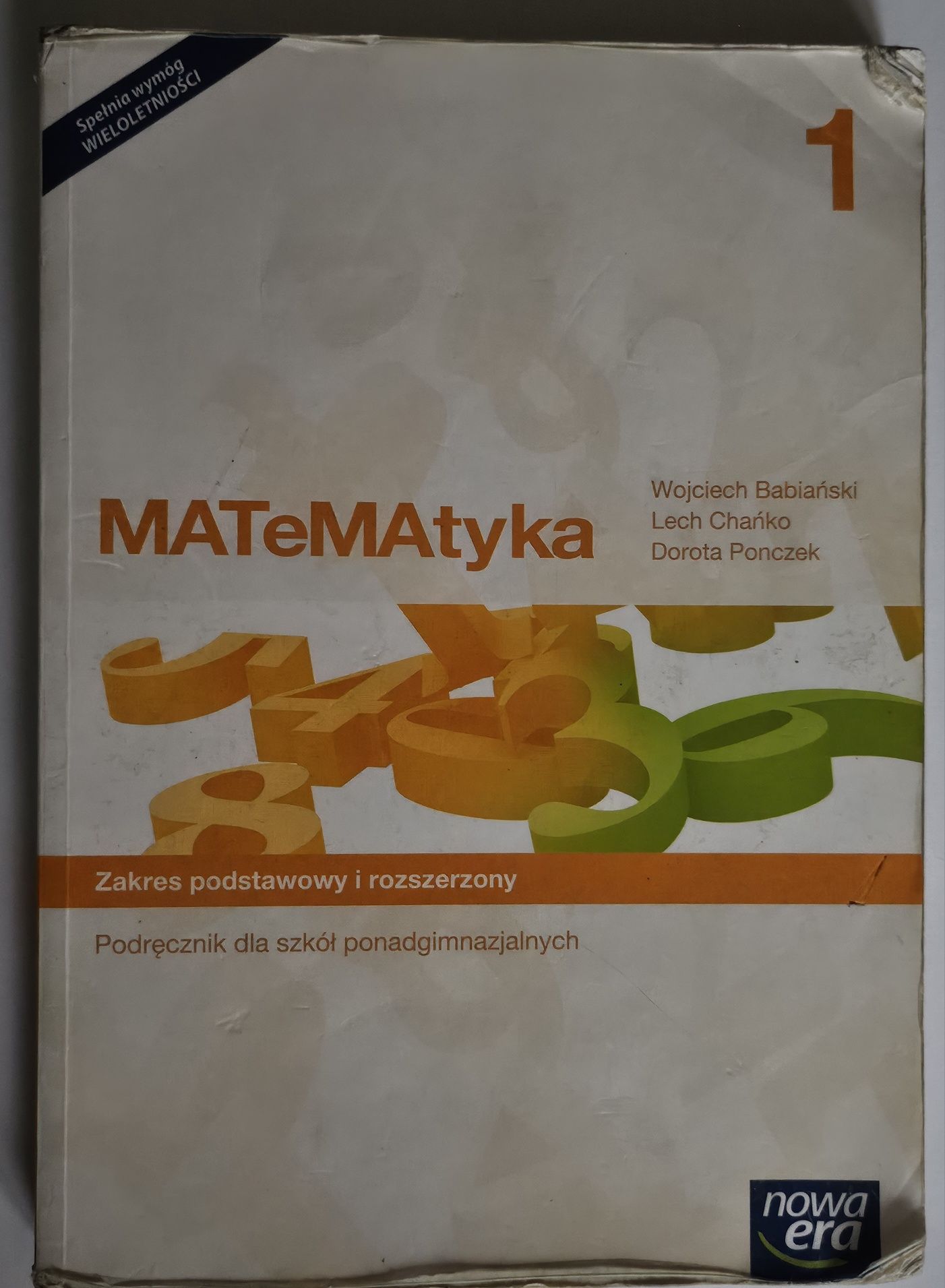 Matematyka 1 Podręcznik Zakres podstawowy i rozszerzony Dorota Ponczek