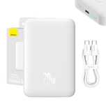 Powerbank Magnetyczny Baseus 10000Mah Magsafe 20W Usb-C Biały