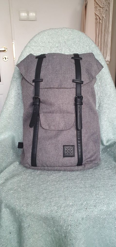 Plecak Yourturn Zalando szary unisex minimalistyczny