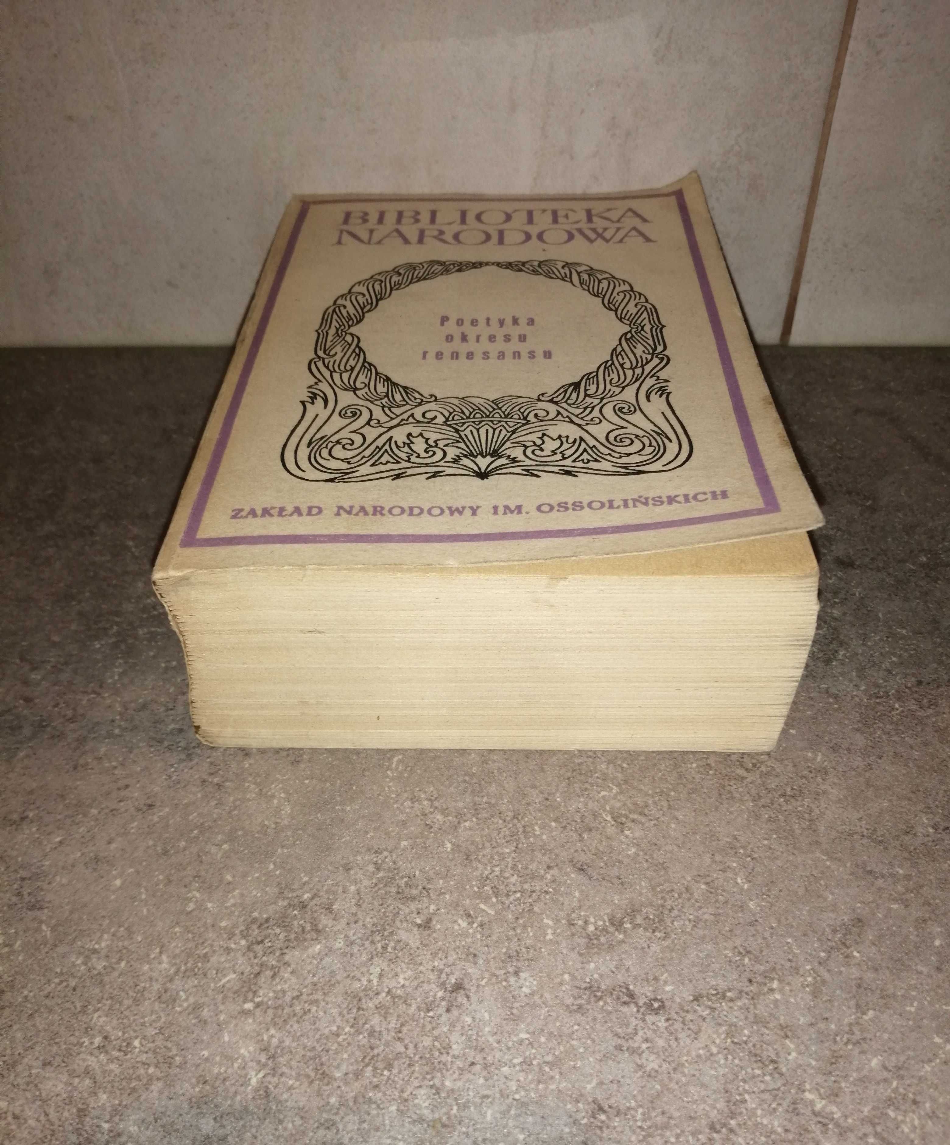 Poetyka okresu renesansu Ossolineum