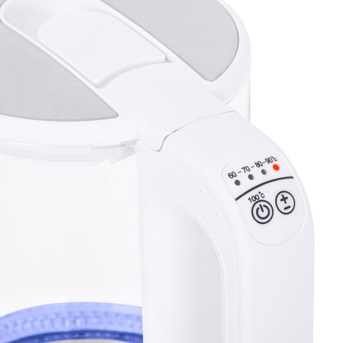 Czajnik elektryczny szklany z regulacją temperatury MS 1301w 1,7 L