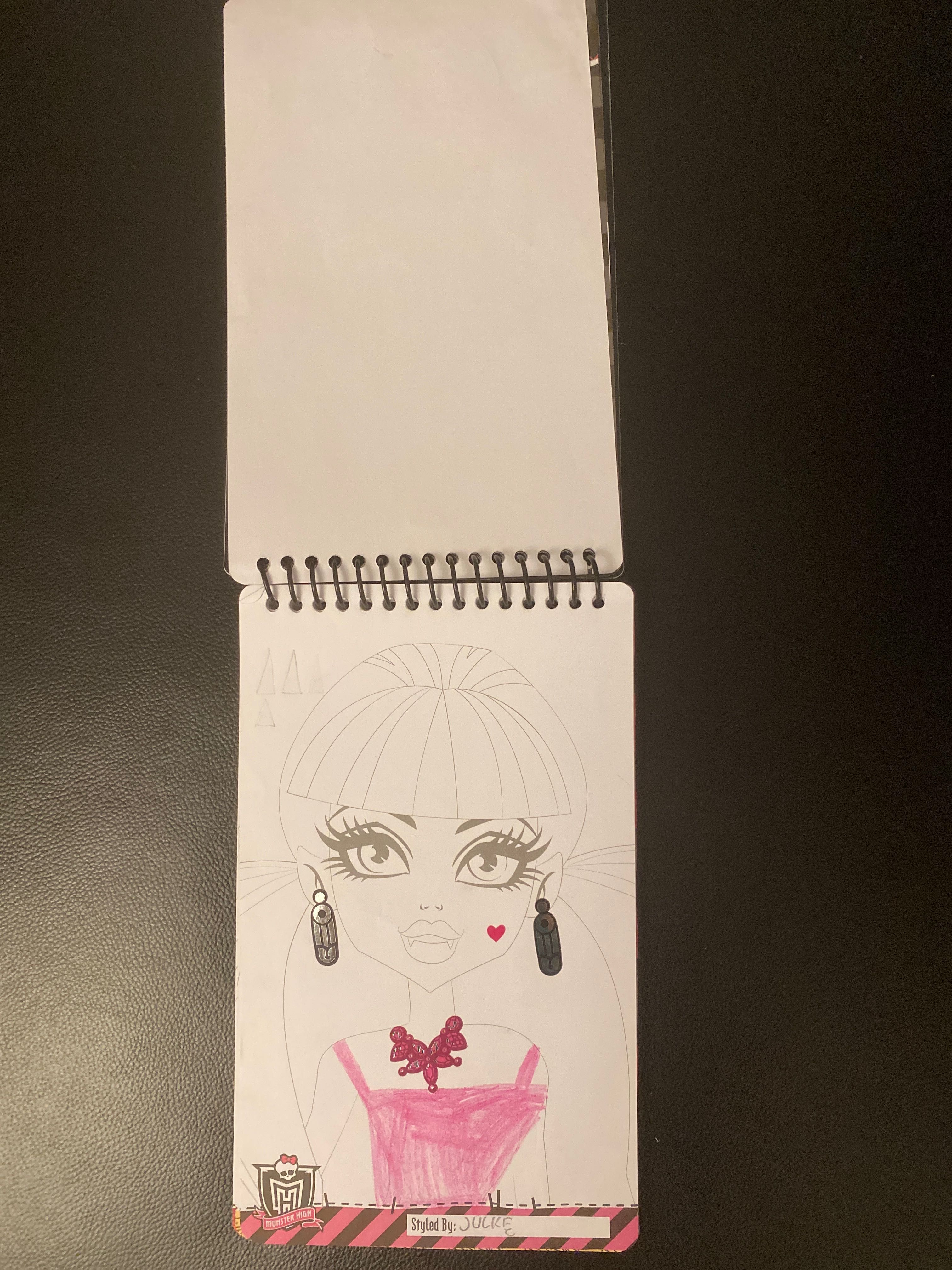 Sprzedam Tim Toys Monster High Make-Up Sketch portfolio Szkicownik