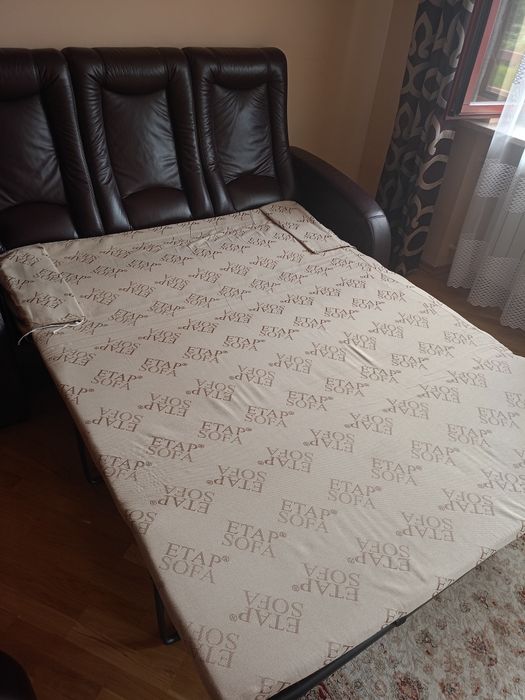 Skórzana sofa i fotel ,stan idealny