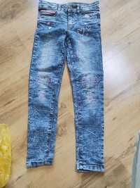 Spodnie jeans dziewczynka skinny rurki