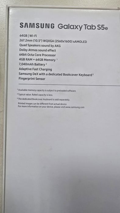 Продам Samsung Galaxy Tab S5e