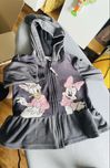 Welurowa Bluza Mini z falbanką R 92 Pepco