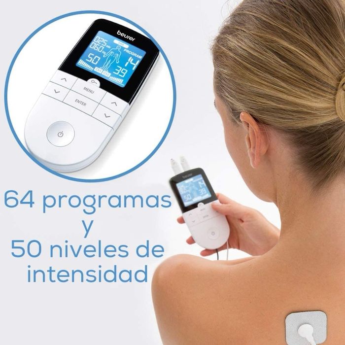 Eletroestimulador Beurer EM49 Tens Fisioterapia aparelho nível Compex