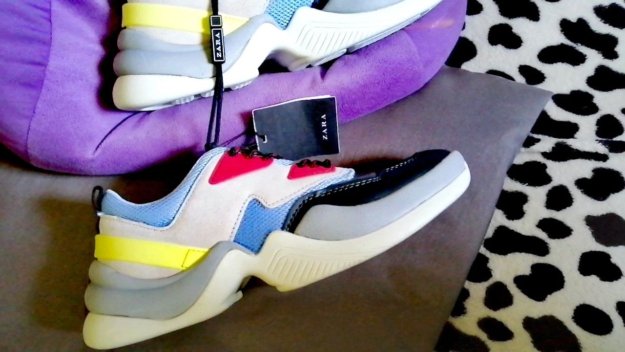 ZARA buty sneakersy adidasy półbuty sportowe na platformie NOWE zMetką
