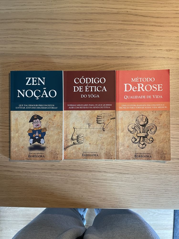 3 Livros pocket DeRose Method