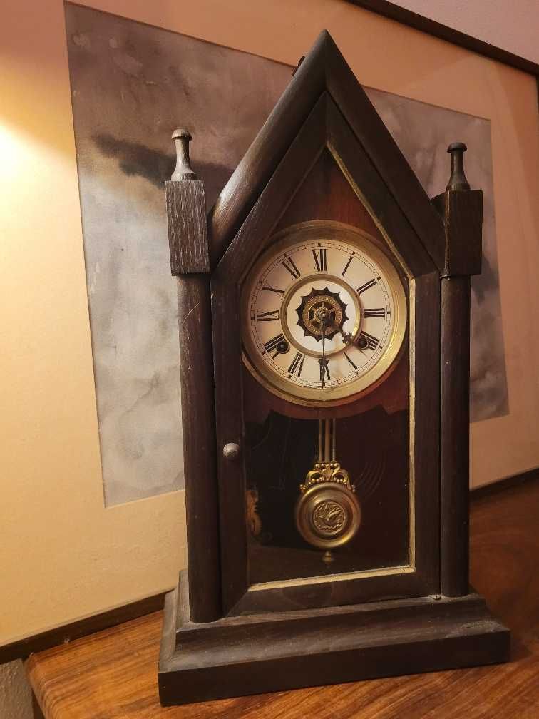 Relógio de Parede / Relógio de Capela Waterbury - ótimo estado