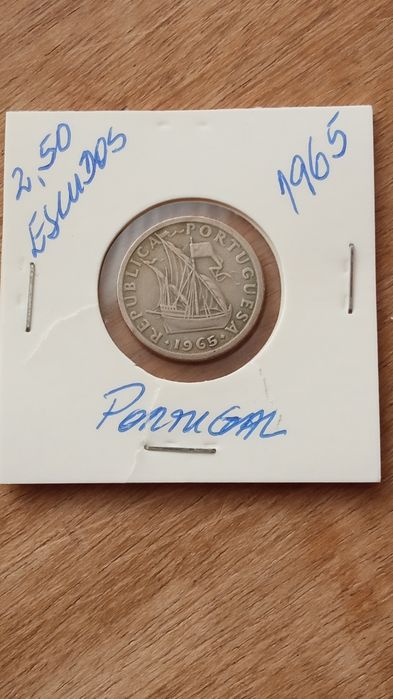Moeda de 2.50 escudos de 1965