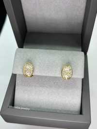 Золотоые серьги Chate с бриллиантами 0.50ct