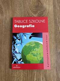 Tablice szkolne Geografia wyd. Adamantan