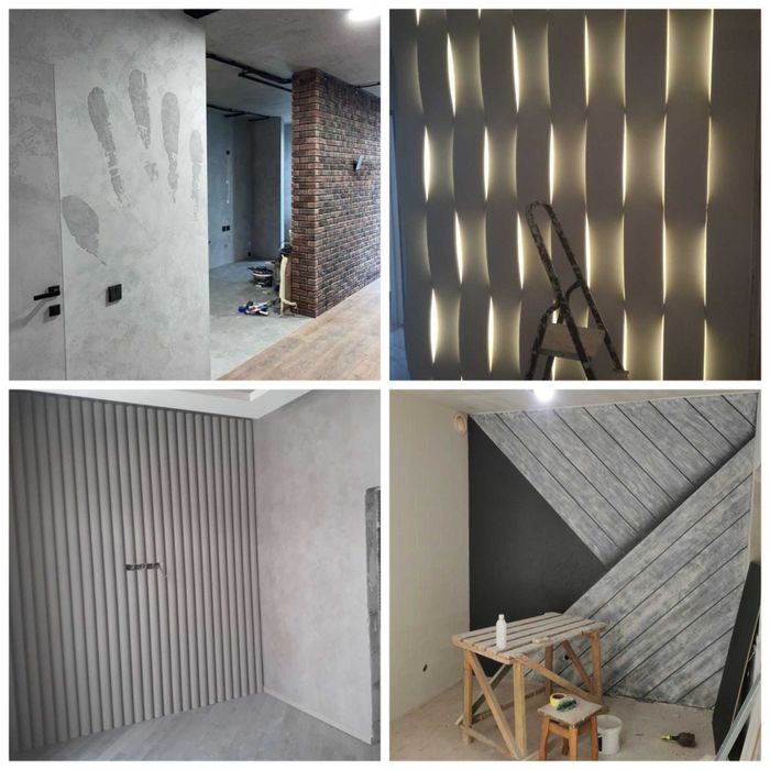 Грамотний римонт, фарбування, шпаклювання,декоративна штукатурка