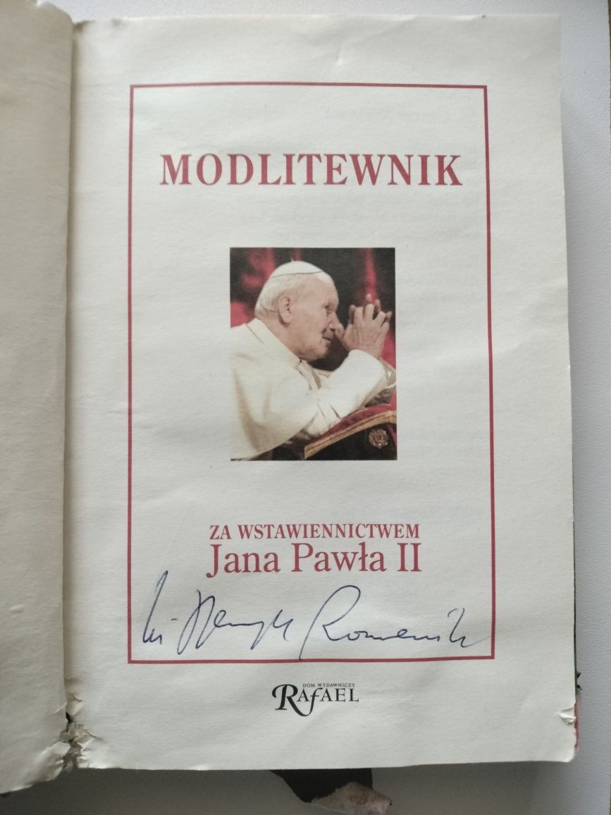 Modlitewnik - za wstawiennictwem Jana Pawła II
