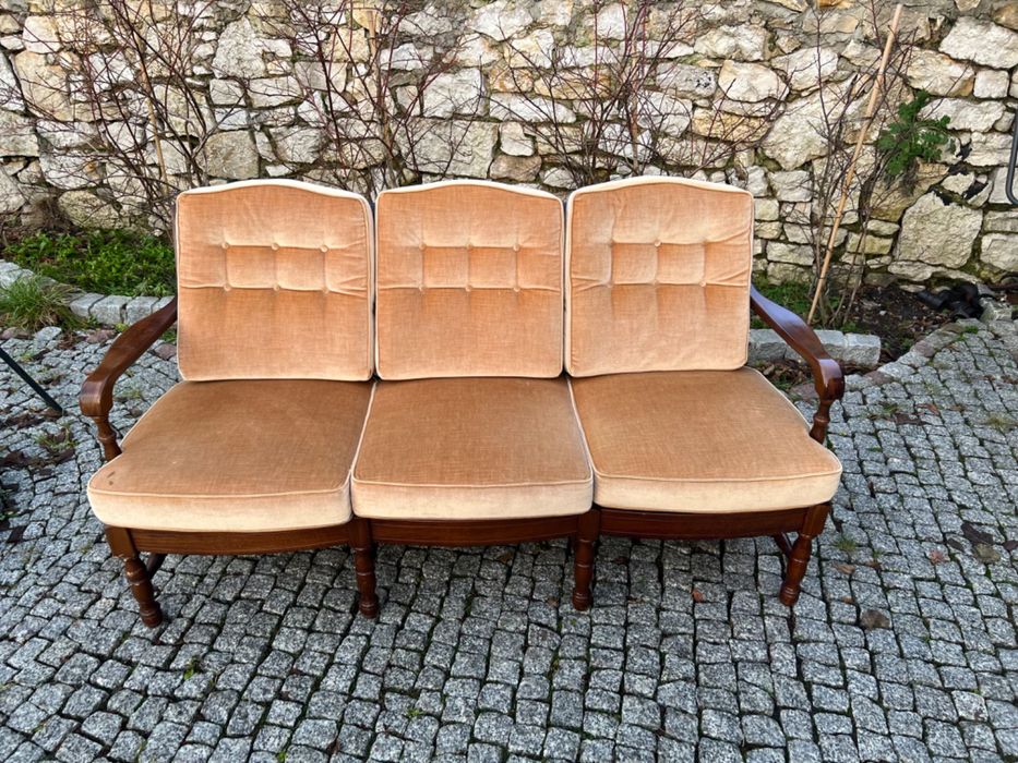 Sofa kanapa ława wypoczynek ala Ludwik skandynawski na taras altanę