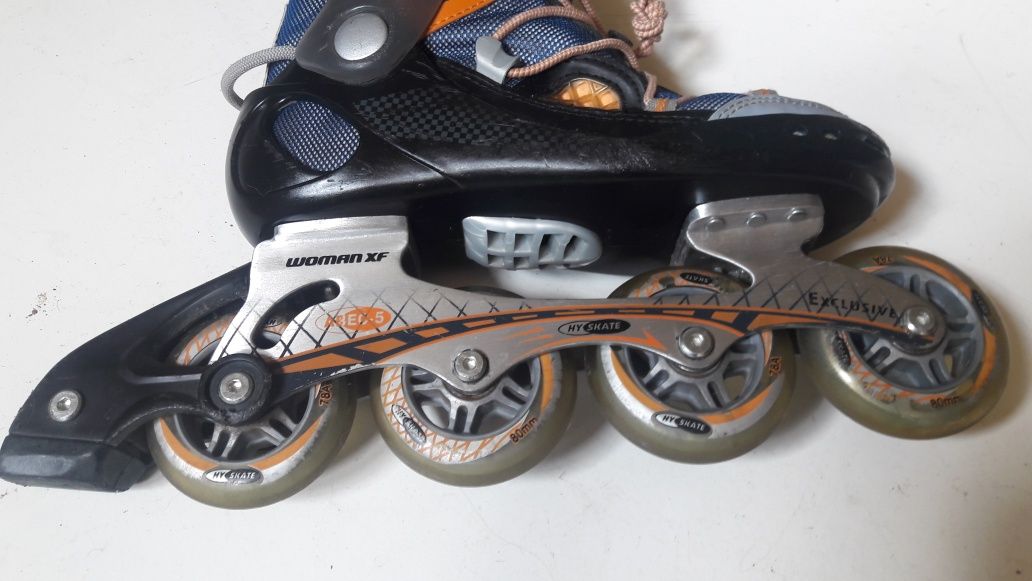 Rolki HY SKATE rozmiar 40 używane ALUMINIUM